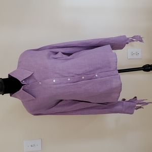 Purple linen shirt